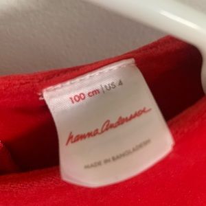 A velvet red holiday dress